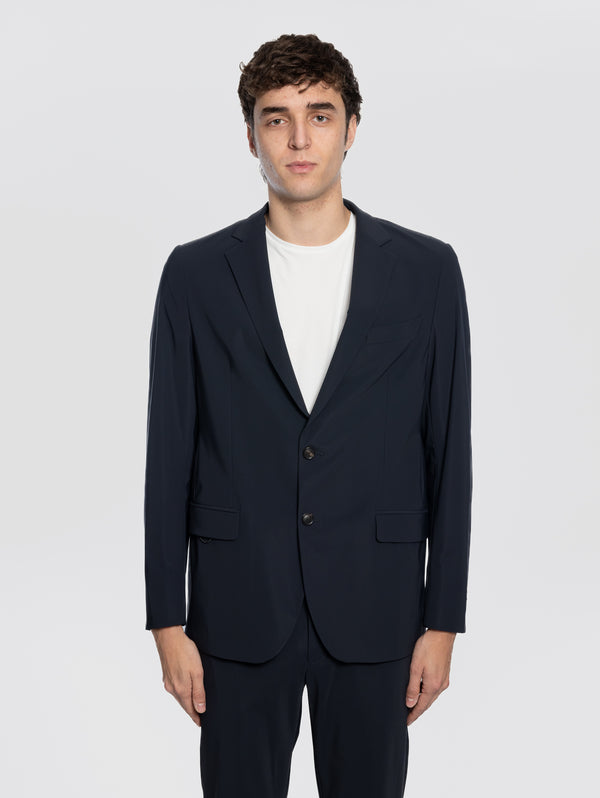 Blazer in Tessuto Stretch Surflex Blu Notte