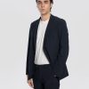 Blazer in Tessuto Stretch Surflex Blu Notte