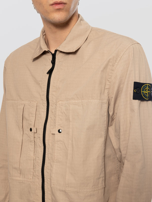 image-12_ffe31e19-1704-4c37-99b5-bcf42f910805_600x.jpg Overshirt in Ripstop di Cotone Organico Deserto
