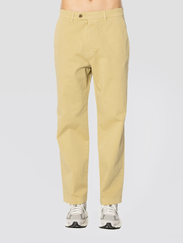 image-137_a22cb257-f3eb-490c-931f-c3340f983da5_600x.jpg Pantaloni in Twill di Cotone a Vita Alta Beige