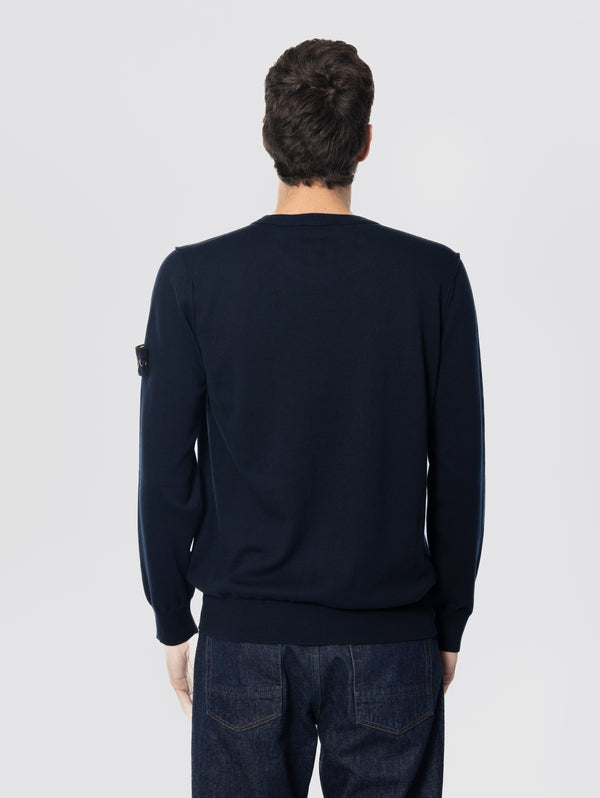 image-144_600x.jpg Maglione Girocollo in Cotone Finezza 14 Blu