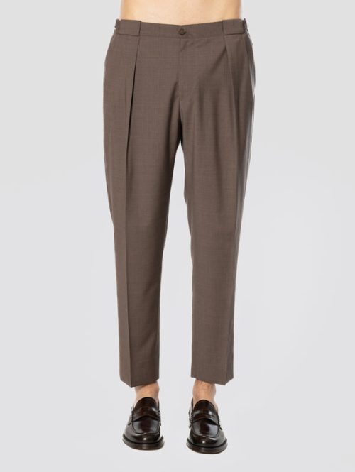 Pantaloni Portobellos in Fresco Marrone