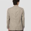 Giacca in Tessuto Armaturato Beige