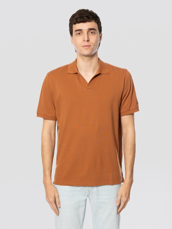 image-185_b44a4785-4024-46e0-9648-f73dd39859cb_600x.jpg Polo Charles in Piquet di Cotone Tabacco