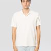 Polo Charles in Piquet di Cotone Bianco
