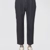 Pantaloni in Lino con Coulisse Lavagna