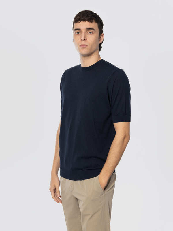 image-269_600x.jpg Maglia Girocollo in Cotone Crepe Blu