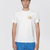 image-28_1f1a12d9-2f26-486e-83ce-df7ccd66fe25_600x.jpg T-shirt con Ricamo Time is money e Stampa Paperino Bianco