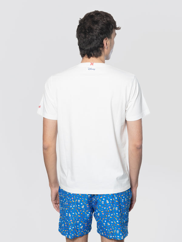 image-30_9643d008-9919-4586-ab0f-d2b1cc2adf87_600x.jpg T-shirt con Ricamo Time is money e Stampa Paperino Bianco