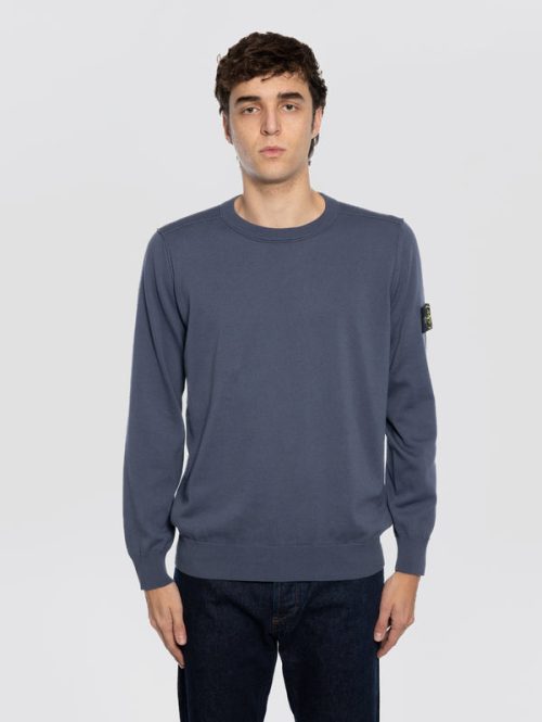 image-31_0ee6b6ee-0a27-4db3-bd31-a9264989e004_600x.jpg Maglione Girocollo in Cotone Finezza 14 Blu/Grigio