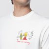 image-31_61fef1a7-cba5-46e7-b286-7920e639ee73_600x.jpg T-shirt con Ricamo Time is money e Stampa Paperino Bianco