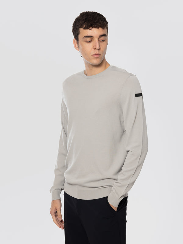 image-320_600x.jpg Maglia Girocollo in Filato Stretch Beige