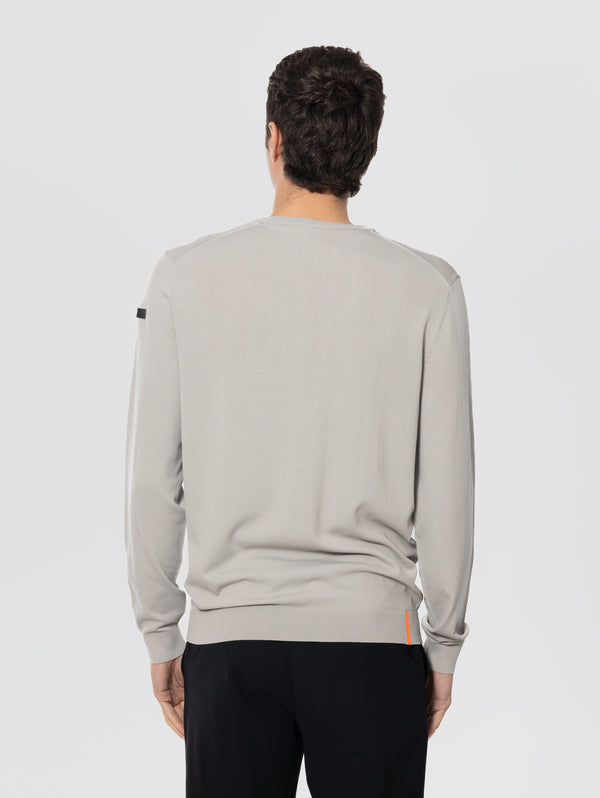 image-321_600x.jpg Maglia Girocollo in Filato Stretch Beige