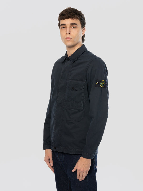 image-35_e91eb54b-94e0-4a4e-9c20-e0ee949e3639_600x.jpg Overshirt in Twill di Cotone Stretch Blu