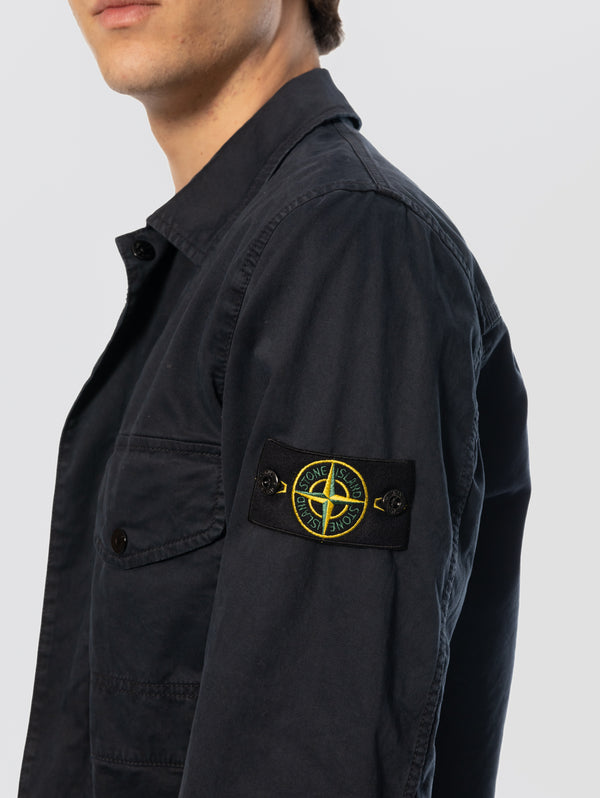 image-38_b458a344-d8d4-4510-a696-0ded8b55bd40_600x.jpg Overshirt in Twill di Cotone Stretch Blu