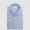Camicia Wrinkle Free a Righe Bianco/Blu