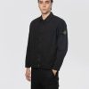 Overshirt in Ripstop di Cotone Organico Nero