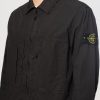 Overshirt in Ripstop di Cotone Organico Nero