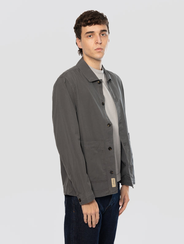 image-52_dc8fec35-d03b-4f92-a8aa-c1c5530936b4_600x.jpg Overshirt in Popeline con Tasche Grigio