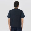 Gilet in Micro Ripstop Laminato Blu