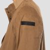 Giacca Bomber Nabucco Effetto Suede Tabacco