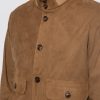 Giacca Bomber Nabucco Effetto Suede Tabacco