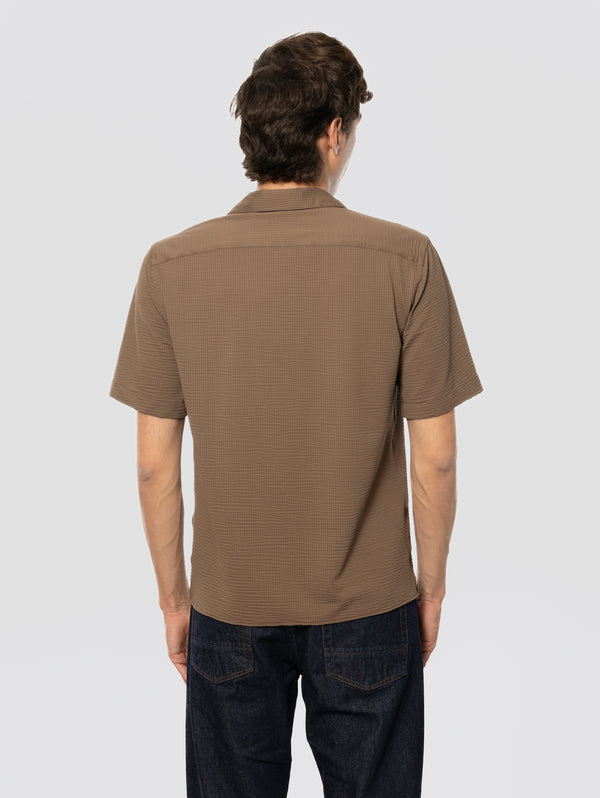 Camicia Bowling Active Shirt Marrone
