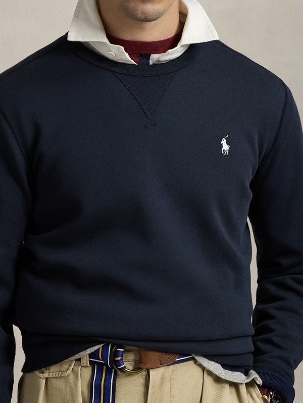 loopbacknavy_3_ac6686f1-b55d-4662-8d81-483b4d0777a5_600x.jpg Felpa in Maglia Doppia Blu