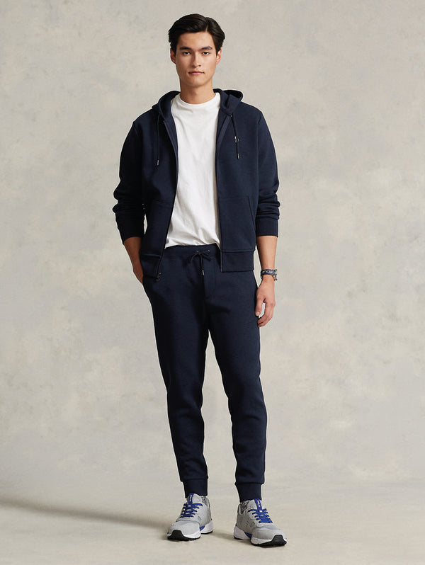 xDOUBLE-KNIT-FULL-ZIP-HOODIE_blu_3_845d15d9-22a1-41fb-923f-e8f00e47cd40_600x.jpg Felpa con Cappuccio e Zip in Maglia Doppia Blu